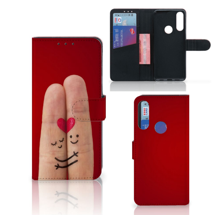 Alcatel 1S 2020 Wallet Case met Pasjes Liefde - Origineel Romantisch Cadeau