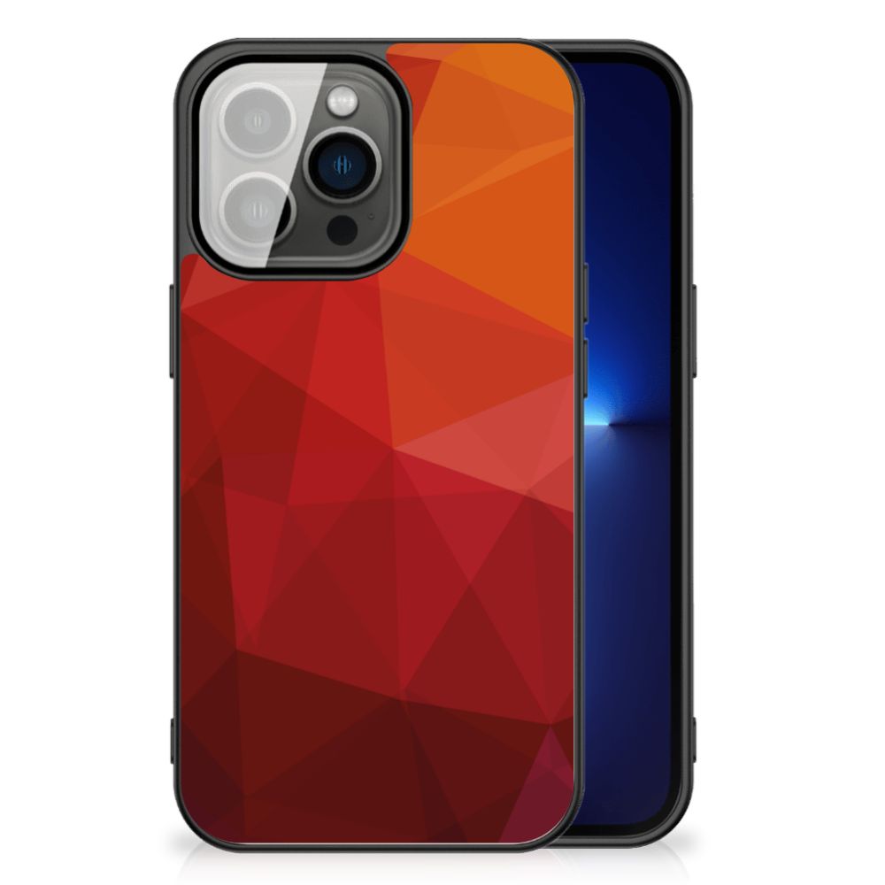 Backcover voor iPhone 13 Pro Polygon Red B2C Telecom