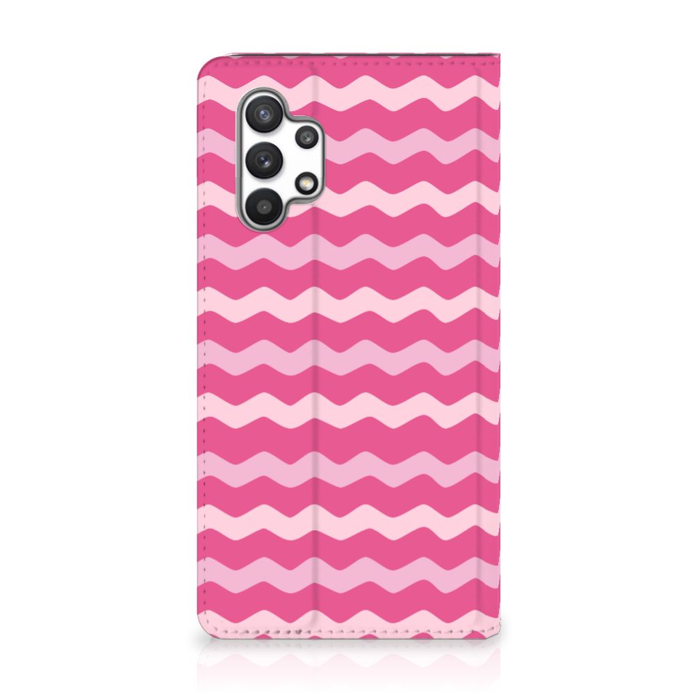 Samsung Galaxy A32 4G | A32 5G Enterprise Editie Hoesje met Magneet Waves Pink - B2C Telecom