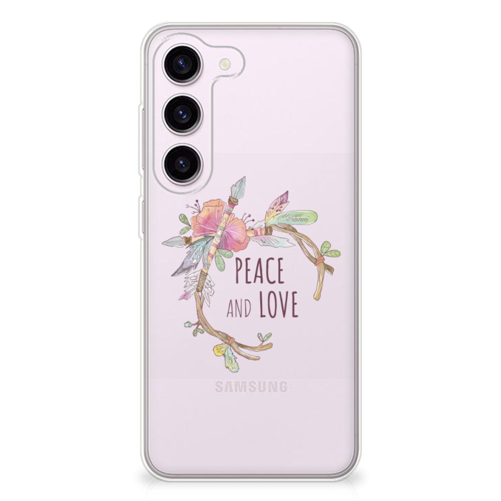Samsung Galaxy S23 Telefoonhoesje met Naam Boho Text B2C Telecom