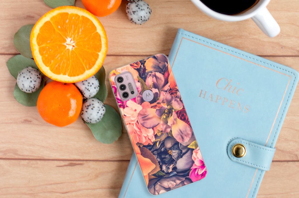 Motorola Moto G30 | G10 TPU Case Bosje Bloemen