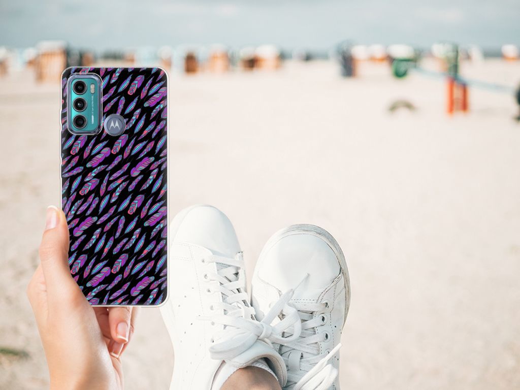 Motorola Moto G60 TPU bumper Feathers Color B2C Telecom