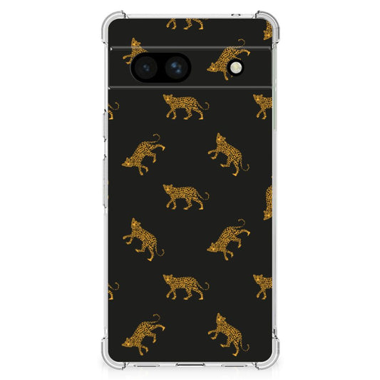 Case Anti-shock voor Google Pixel 7A Leopards