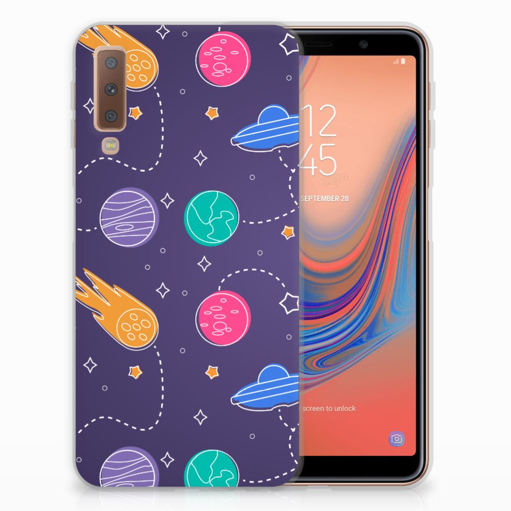 Samsung Galaxy A7 (2018) Silicone Back Cover Space