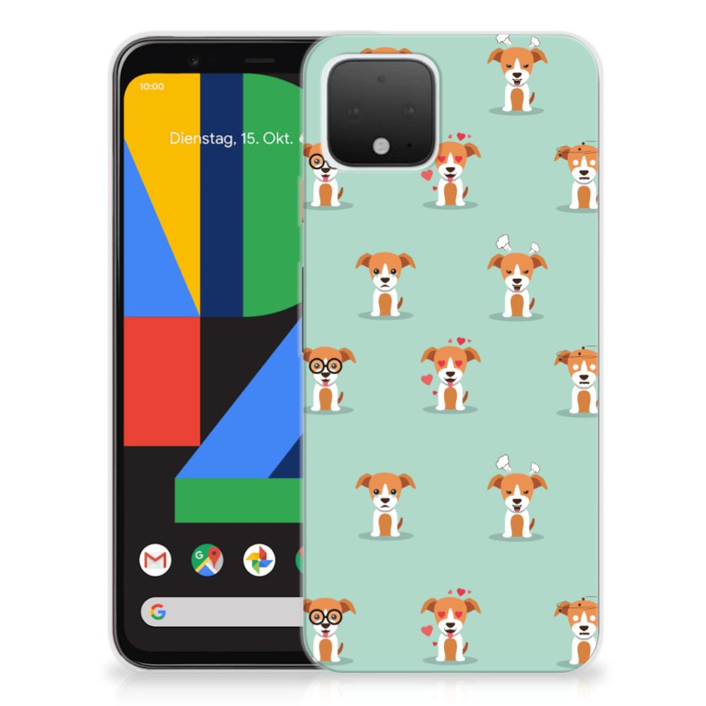 Google Pixel 4 TPU Hoesje Pups