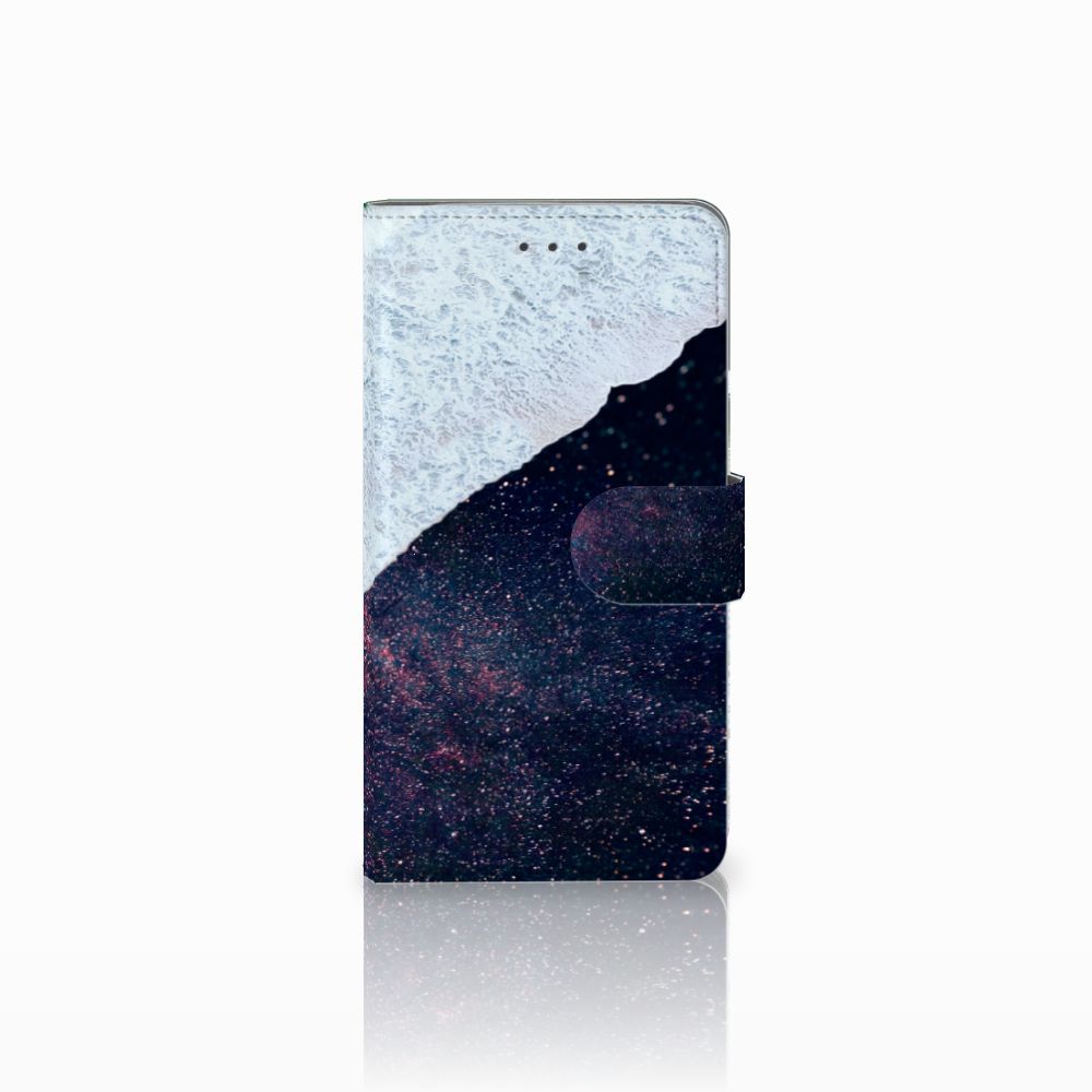 Samsung Galaxy J7 2016 Book Case Sea in Space