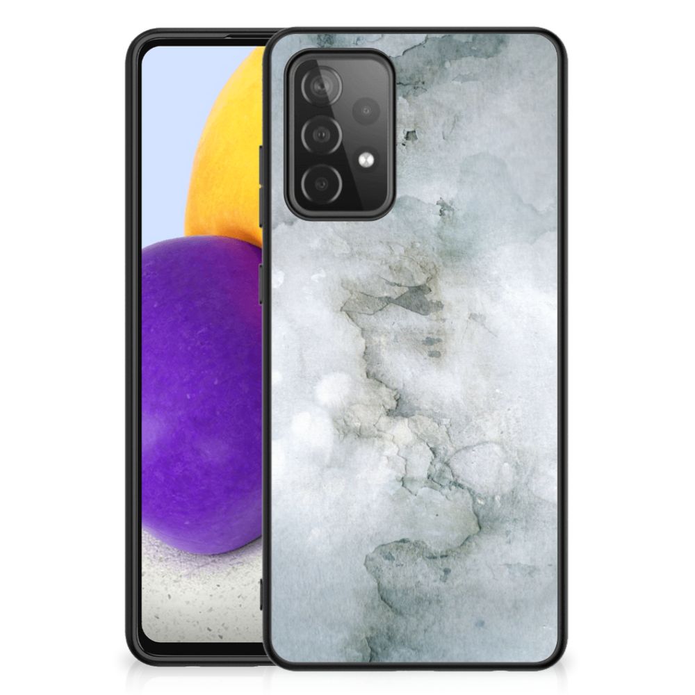 Kleurrijke Telefoonhoesje Samsung Galaxy A72 (5G/4G) Painting Grey