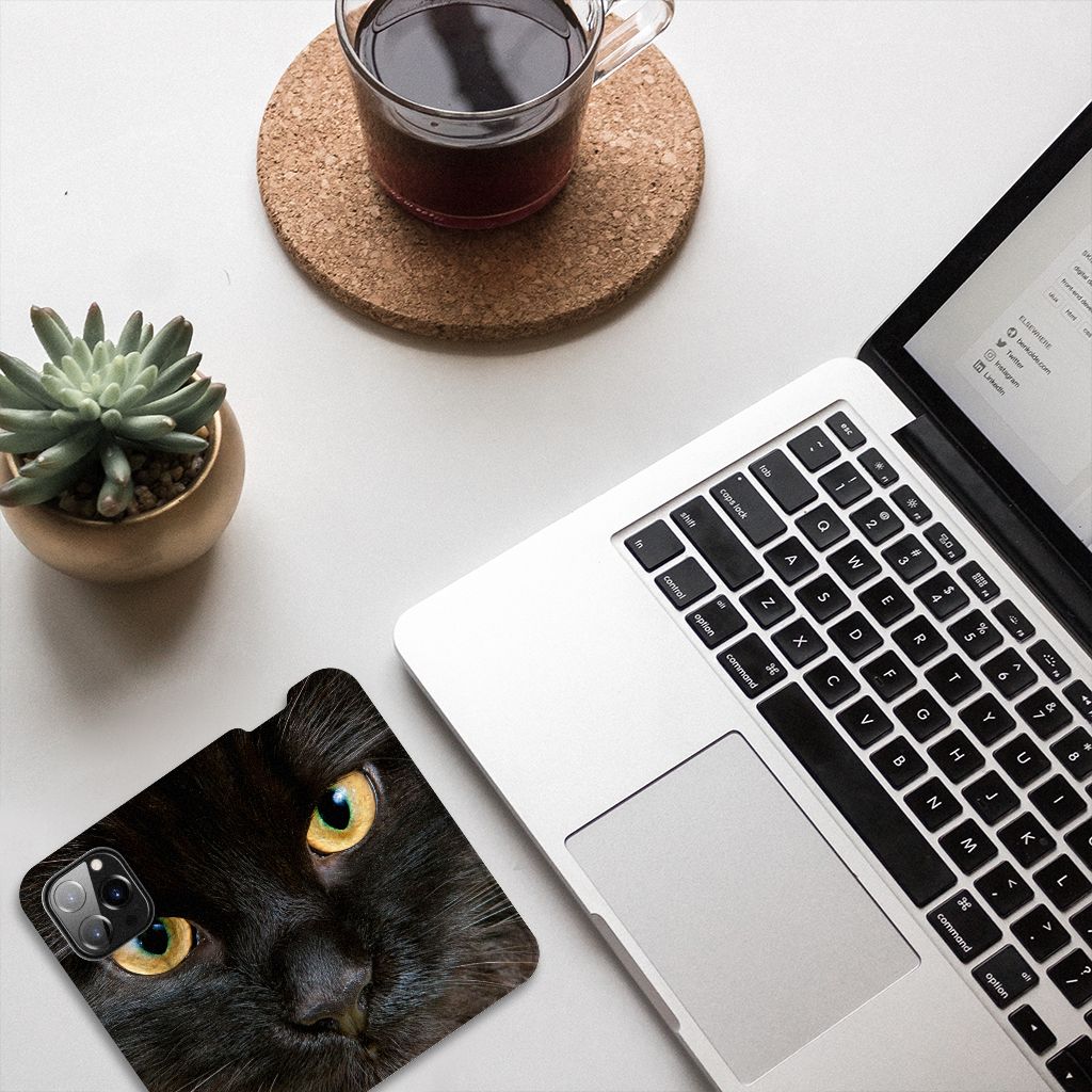 iPhone 14 Pro Hoesje maken Zwarte Kat
