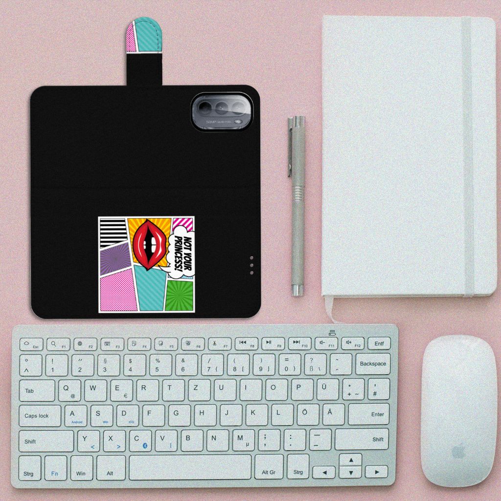 Motorola Moto G31 | G41 Wallet Case met Pasjes Popart Princess