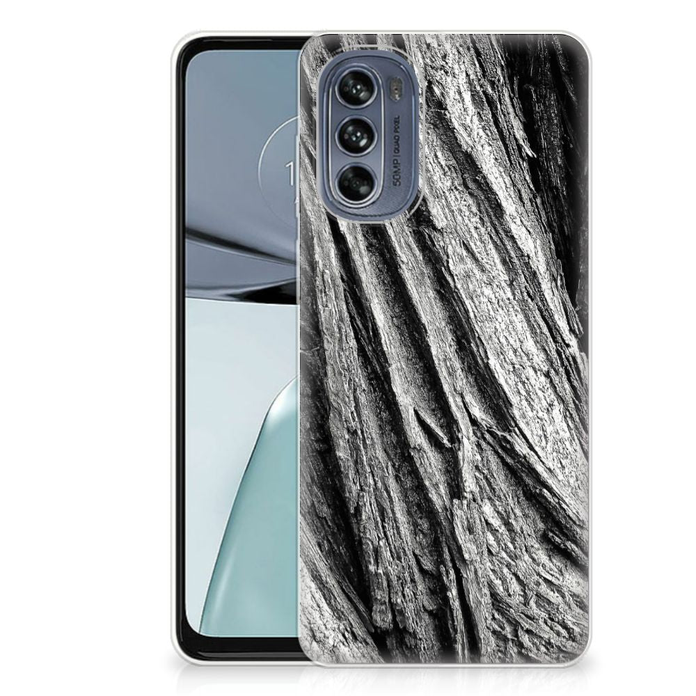 Bumper Hoesje Motorola Moto G62 5G Boomschors Grijs B2C Telecom