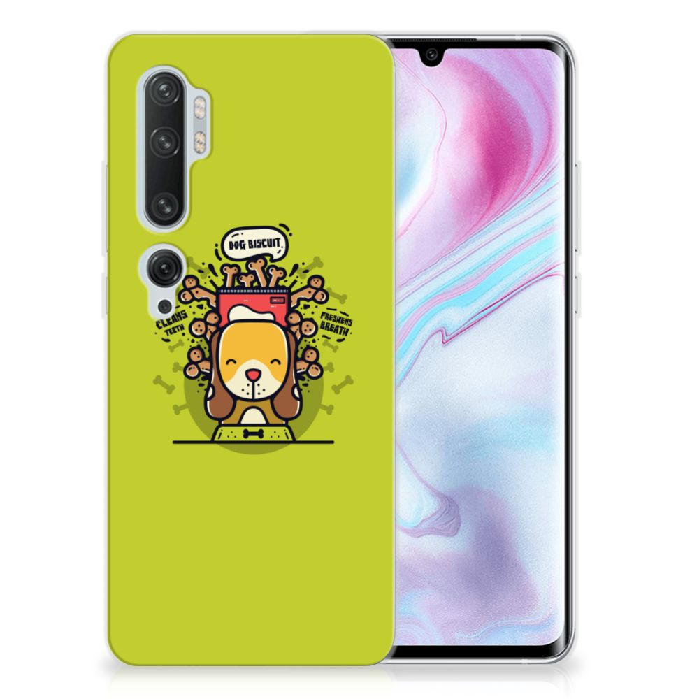 Xiaomi Mi Note 10 Pro Telefoonhoesje met Naam Doggy Biscuit