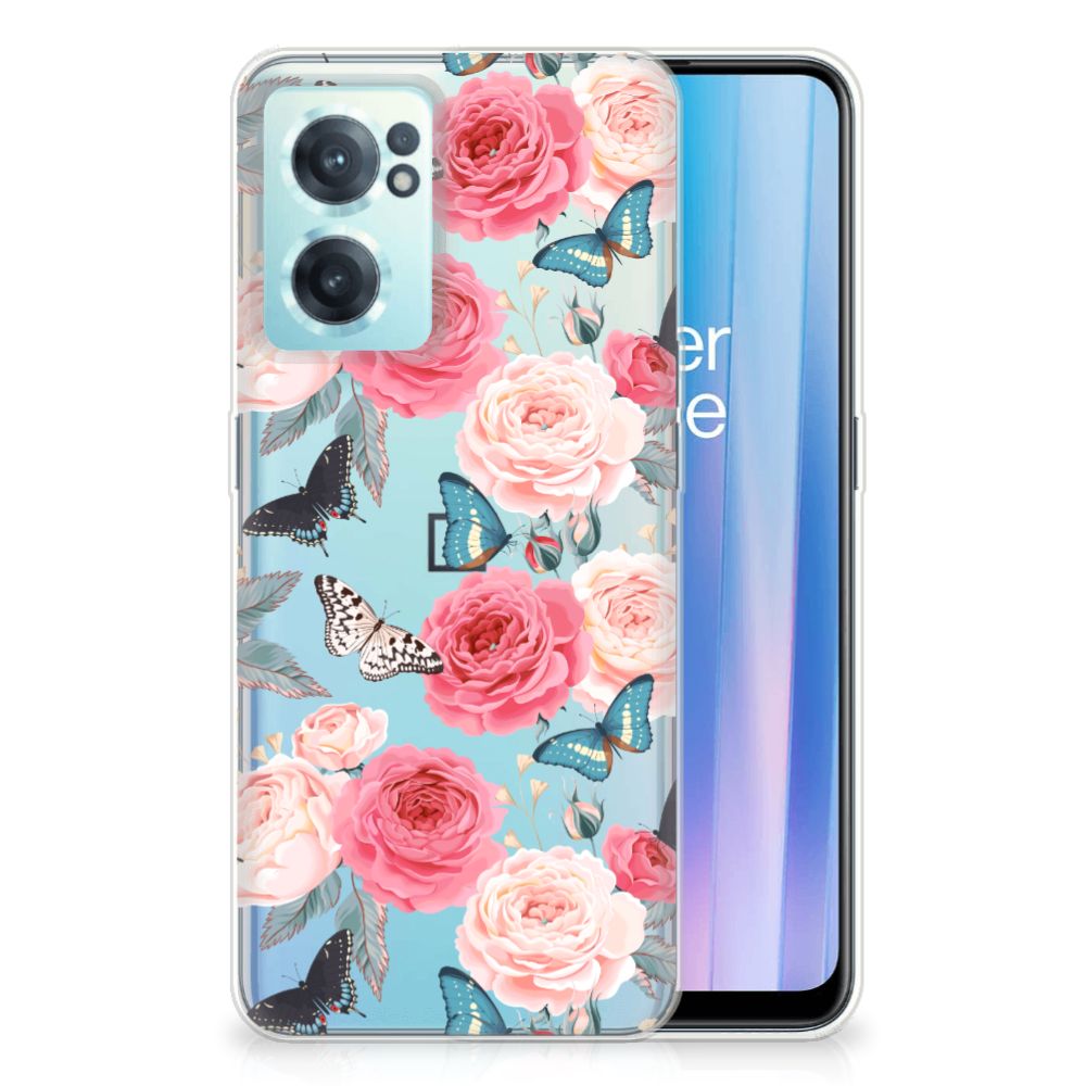 OnePlus Nord CE 2 5G TPU Case Butterfly Roses B2C Telecom