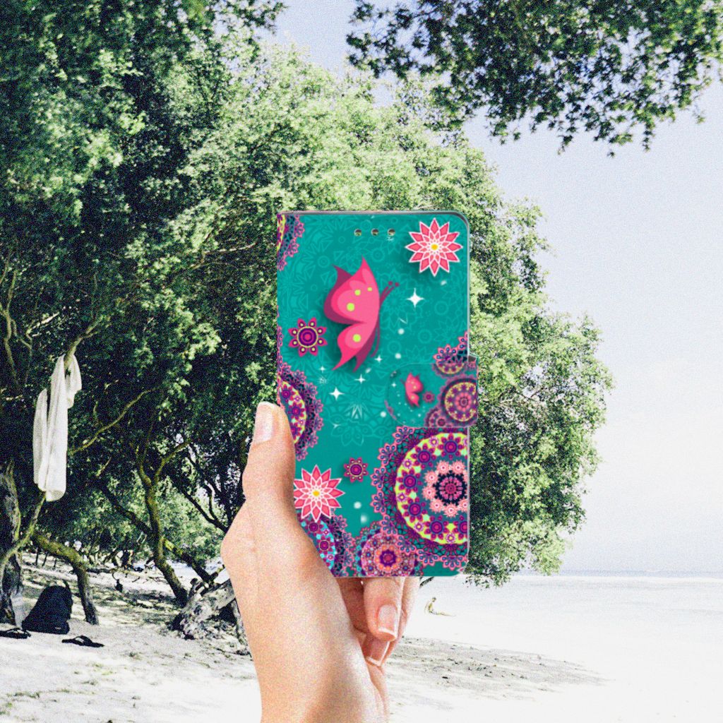 Sony Xperia XZ1 Hoesje Cirkels en Vlinders