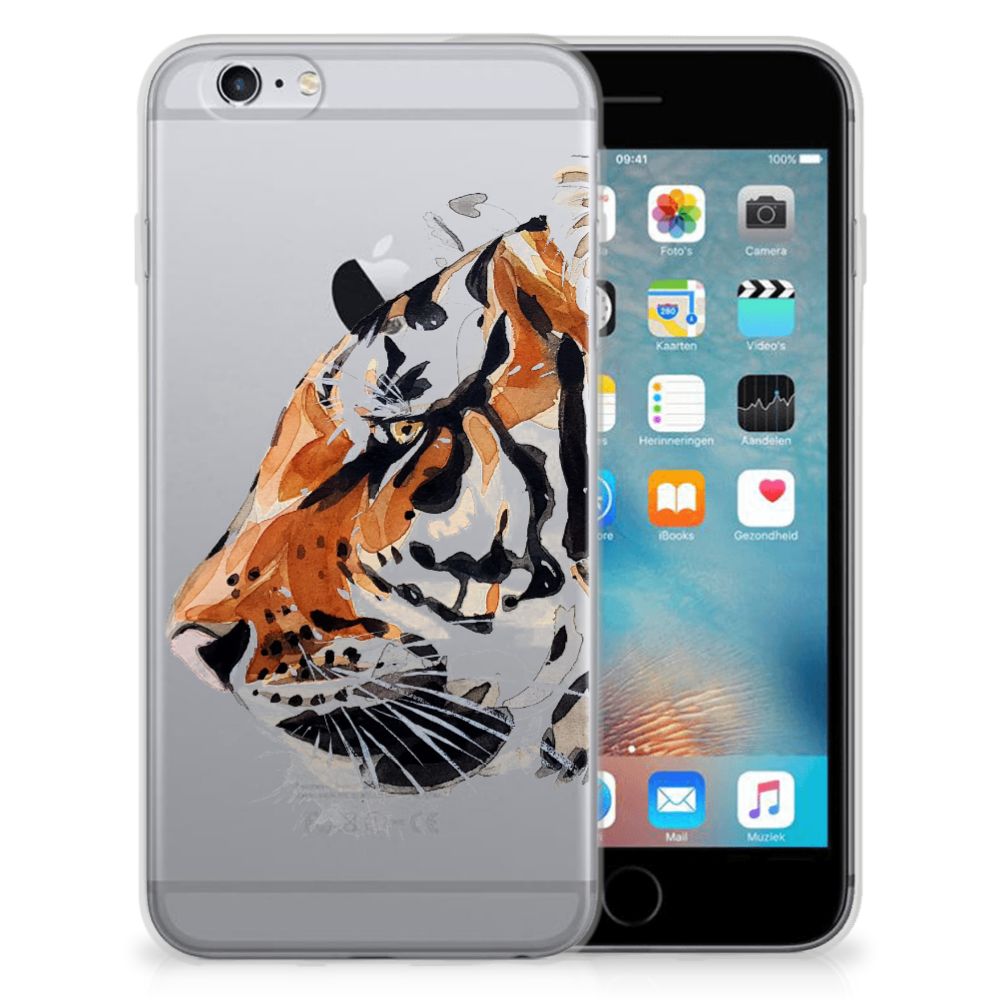 Hoesje maken Apple iPhone 6 | 6s Watercolor Tiger