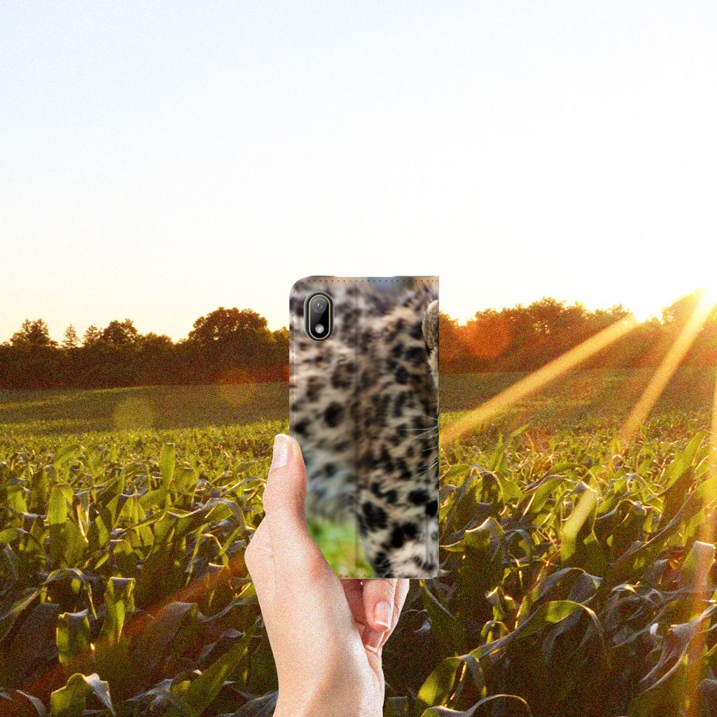 Huawei Y5 (2019) Hoesje maken Baby Luipaard