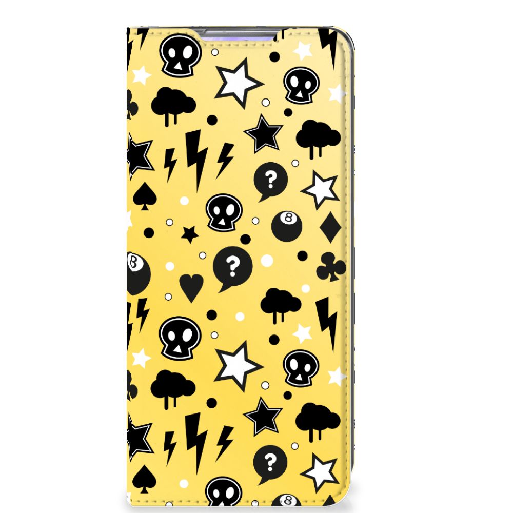 Mobiel BookCase Samsung Galaxy S20 Ultra Punk Geel - B2C Telecom