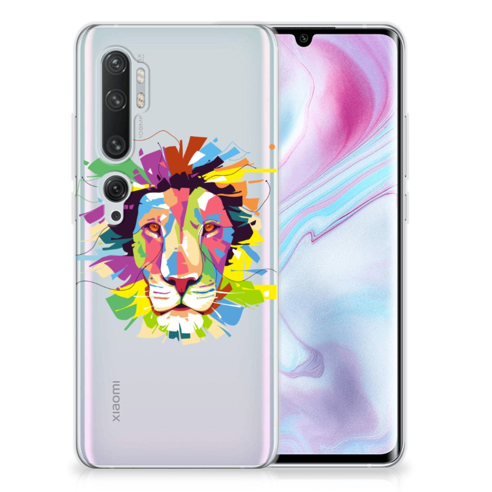 Xiaomi Mi Note 10 Pro Telefoonhoesje met Naam Lion Color