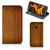 Samsung Galaxy Xcover 4s Book Wallet Case Donker Hout