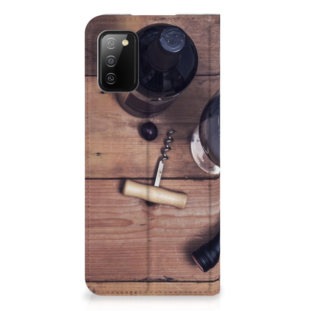 Samsung Galaxy M02s | A02s Flip Style Cover Wijn - B2C Telecom