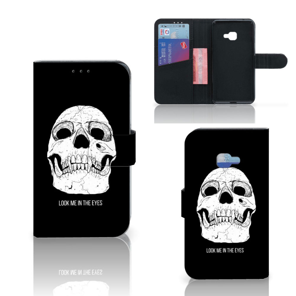 Telefoonhoesje met Naam Samsung Galaxy Xcover 4 | Xcover 4s Skull Eyes