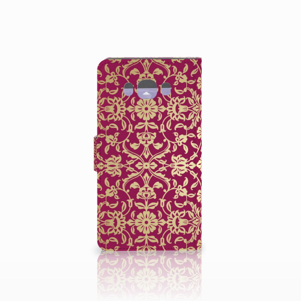 Wallet Case Samsung Galaxy J7 2016 Barok Pink