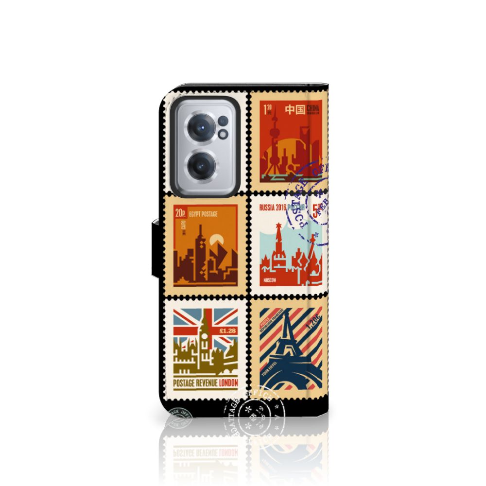 OnePlus Nord CE 2 Flip Cover Postzegels