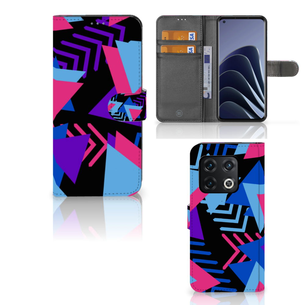OnePlus 10 Pro Book Case Funky Triangle