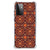 Samsung Galaxy A72 4G/5G Doorzichtige Silicone Hoesje Batik Brown