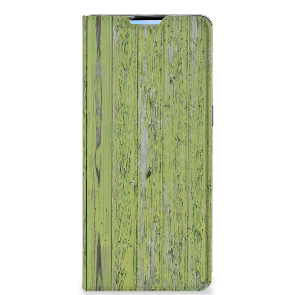 OPPO Reno4 Pro 5G Book Wallet Case Green Wood - B2C Telecom