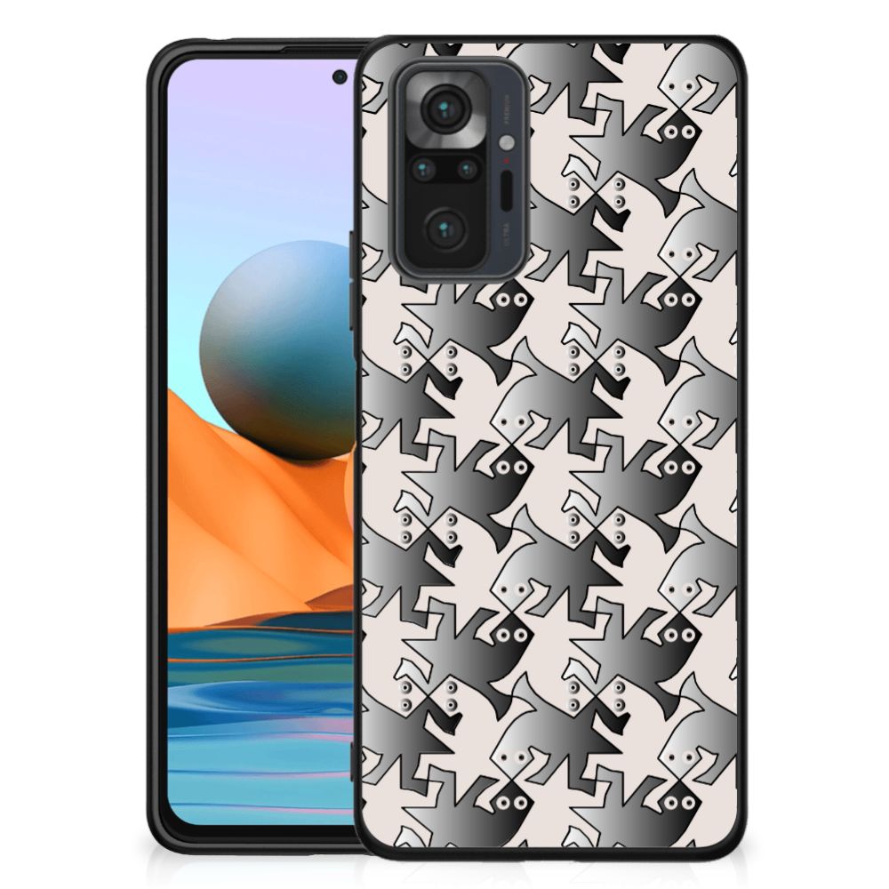 Xiaomi Redmi Note 10 Pro Dierenprint Telefoonhoesje Salamander Grey B2C Telecom