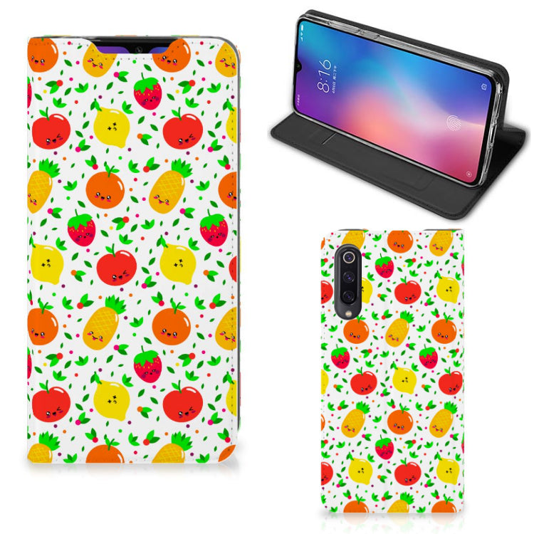 Xiaomi Mi 9 Flip Style Cover Fruits