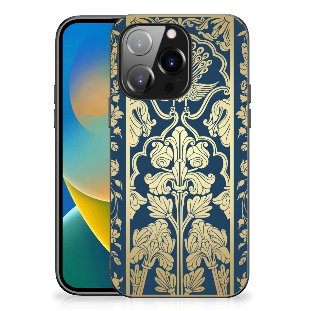 iPhone 14 Pro Bloemen Hoesje Beige Flowers B2C Telecom