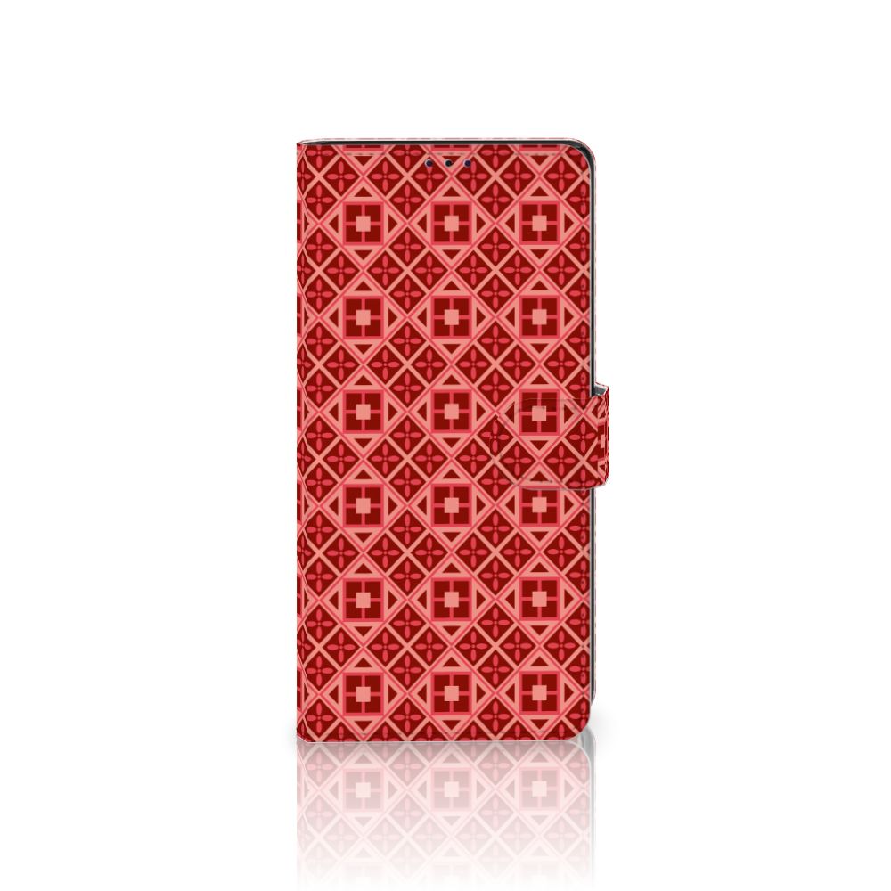 Samsung Galaxy Note20 Ultra Telefoon Hoesje Batik Rood