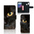 Samsung Galaxy A20e Telefoonhoesje met Pasjes Zwarte Kat