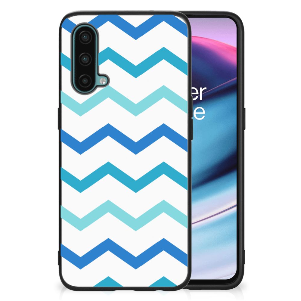 OnePlus Nord CE 5G Back Case Zigzag Blauw B2C Telecom