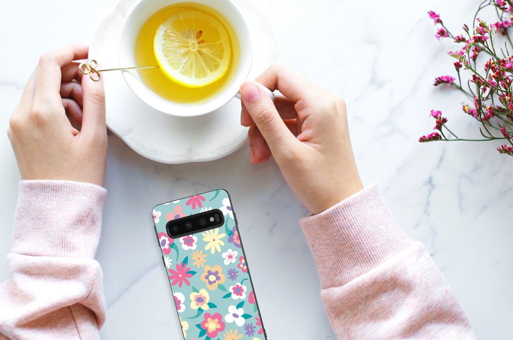 Samsung Galaxy S10 Skin Case Flower Power B2C Telecom
