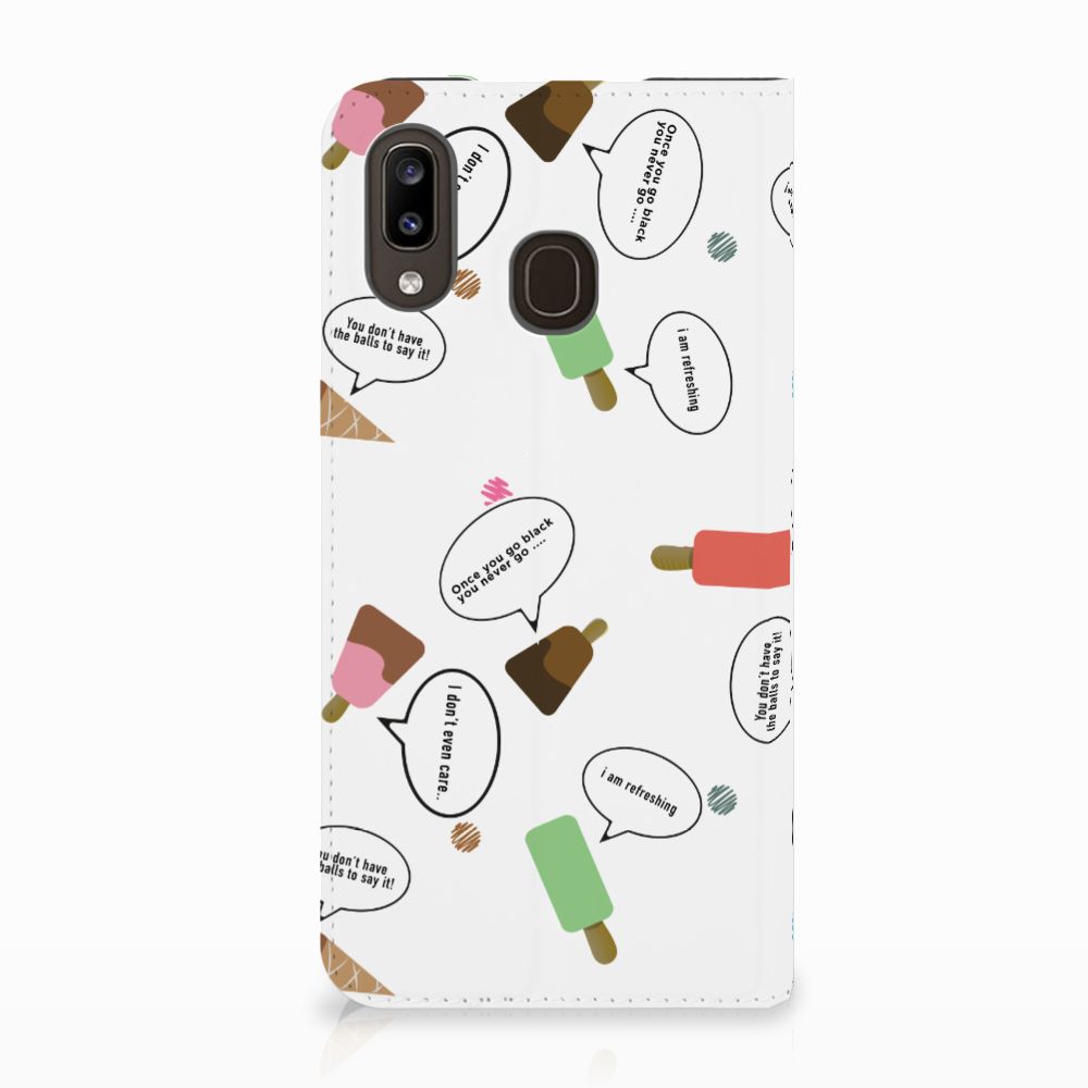Samsung Galaxy A30 Flip Style Cover IJsjes