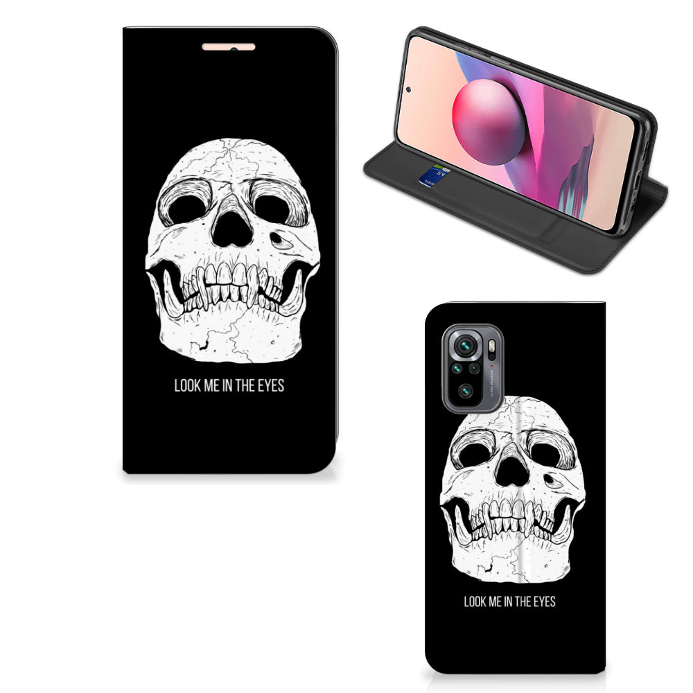 Mobiel BookCase Xiaomi Redmi Note 10 4G | 10S | Poco M5s Skull Eyes