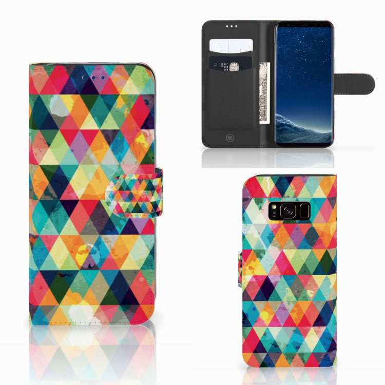 Samsung Galaxy S8 Telefoon Hoesje Geruit