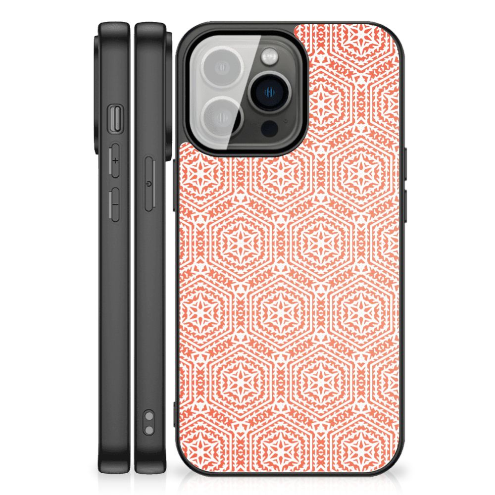iPhone 13 Pro Max Back Case Pattern Orange B2C Telecom