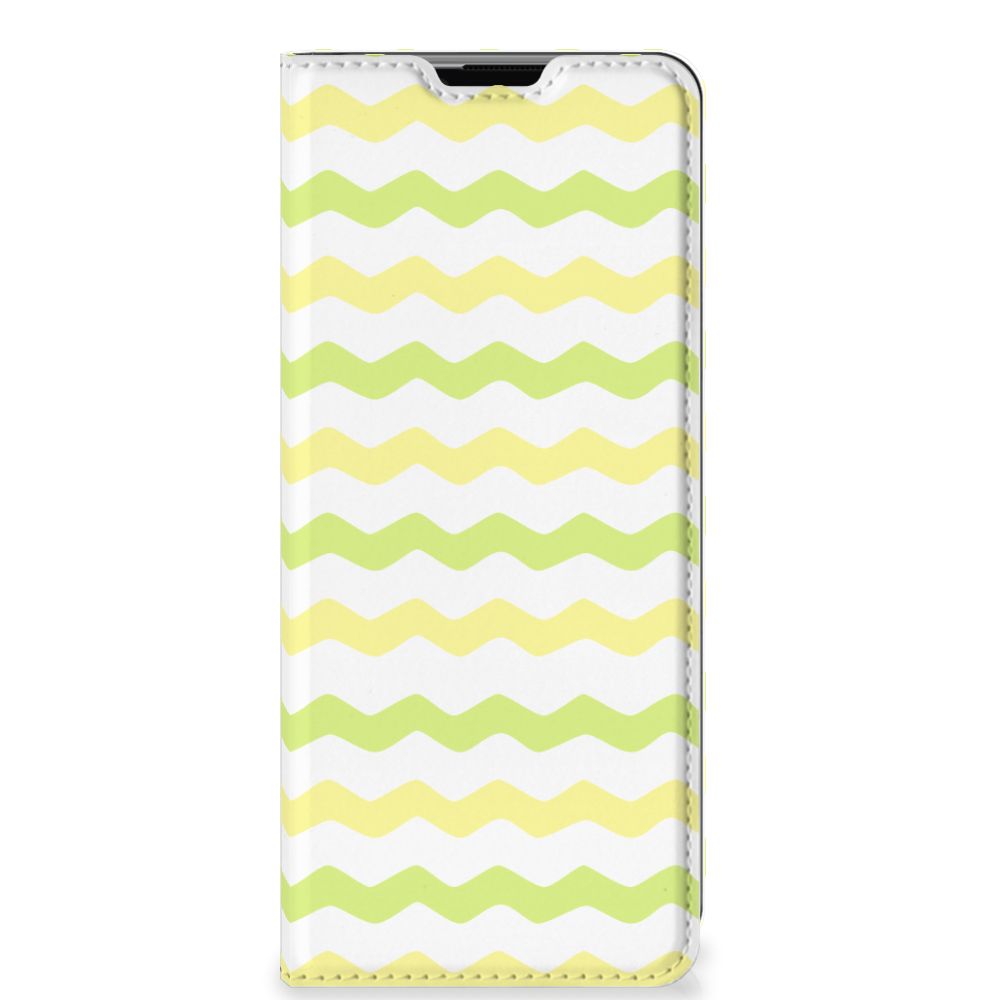 Sony Xperia 5 II Hoesje met Magneet Waves Yellow - B2C Telecom