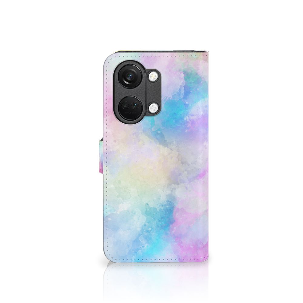 Hoesje OnePlus Nord 3 Watercolor Light in pastelkleuren met unieke watercolor uitstraling.