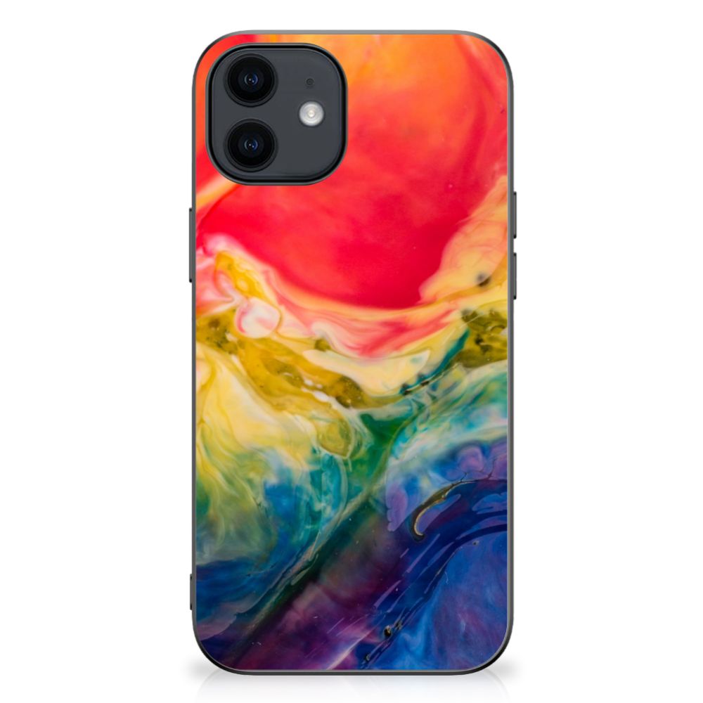 Case iPhone 12 Pro | 12 (6.1") Watercolor Dark