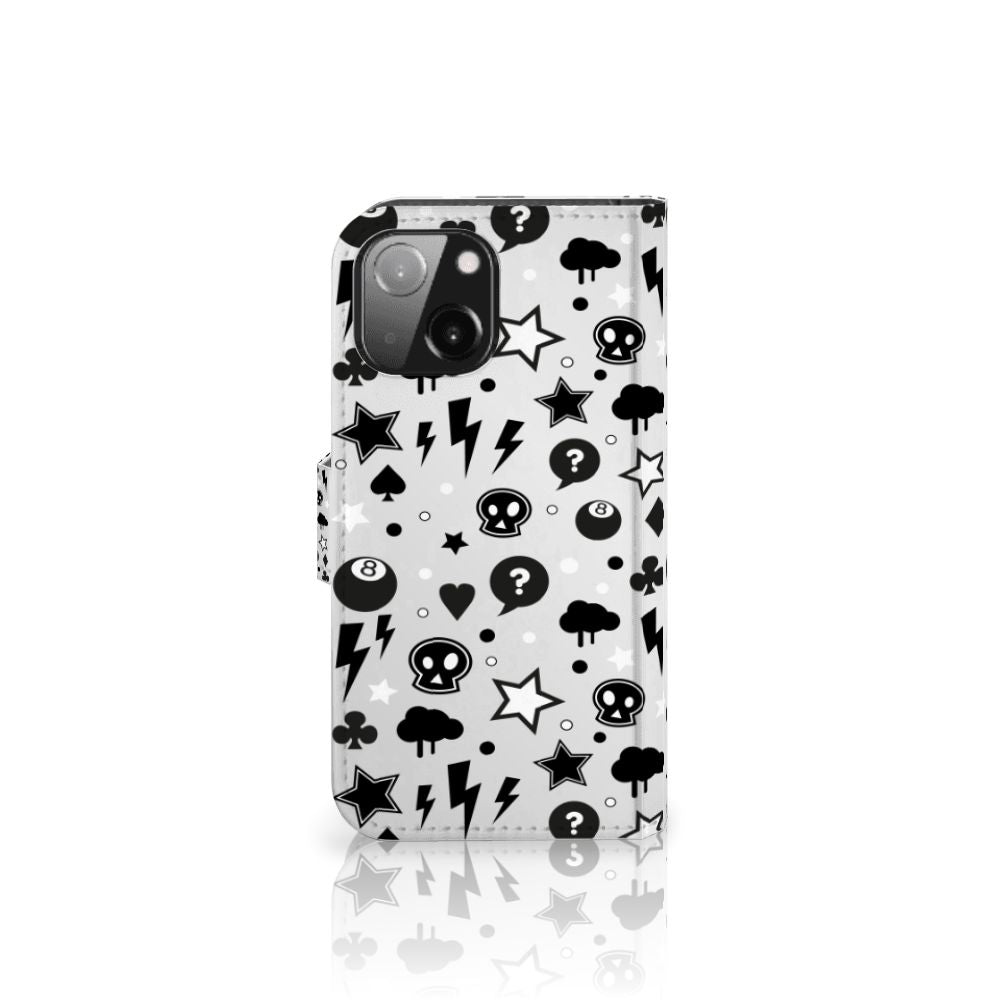 Telefoonhoesje met Naam iPhone 13 Mini Silver Punk
