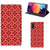 Samsung Galaxy A50 Hoesje met Magneet Batik Rood