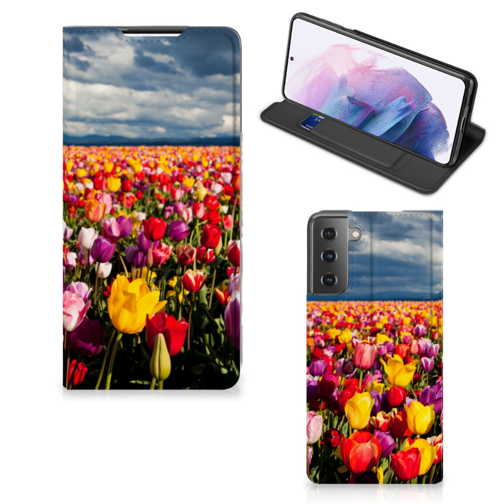 Samsung Galaxy S21 Plus Smart Cover Tulpen - B2C Telecom