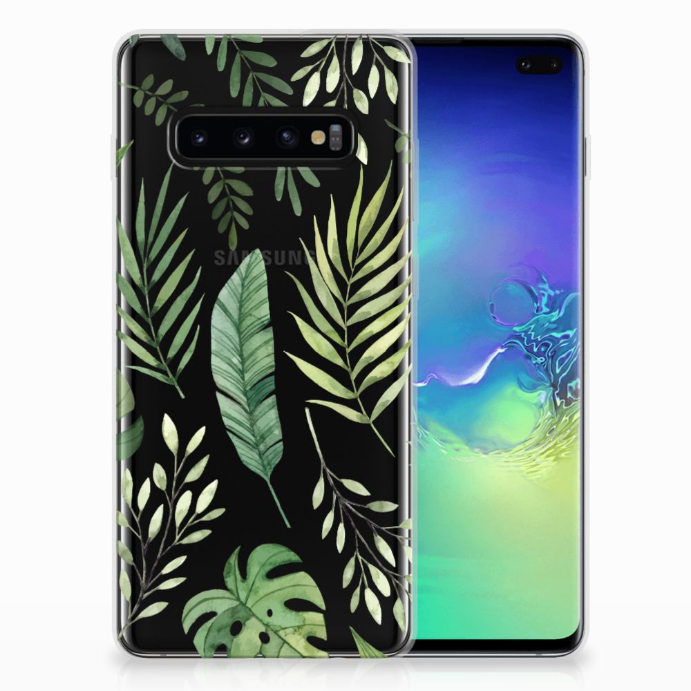 Samsung Galaxy S10 Plus TPU Case Leaves