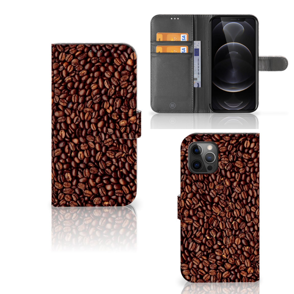 Apple iPhone 12 Pro Max Book Cover Koffiebonen