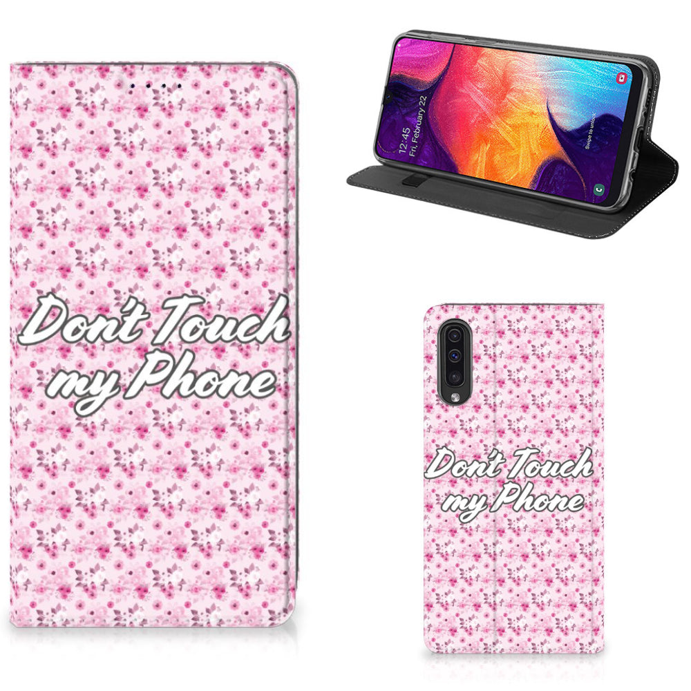 Samsung Galaxy A50 Design Case Flowers Pink DTMP