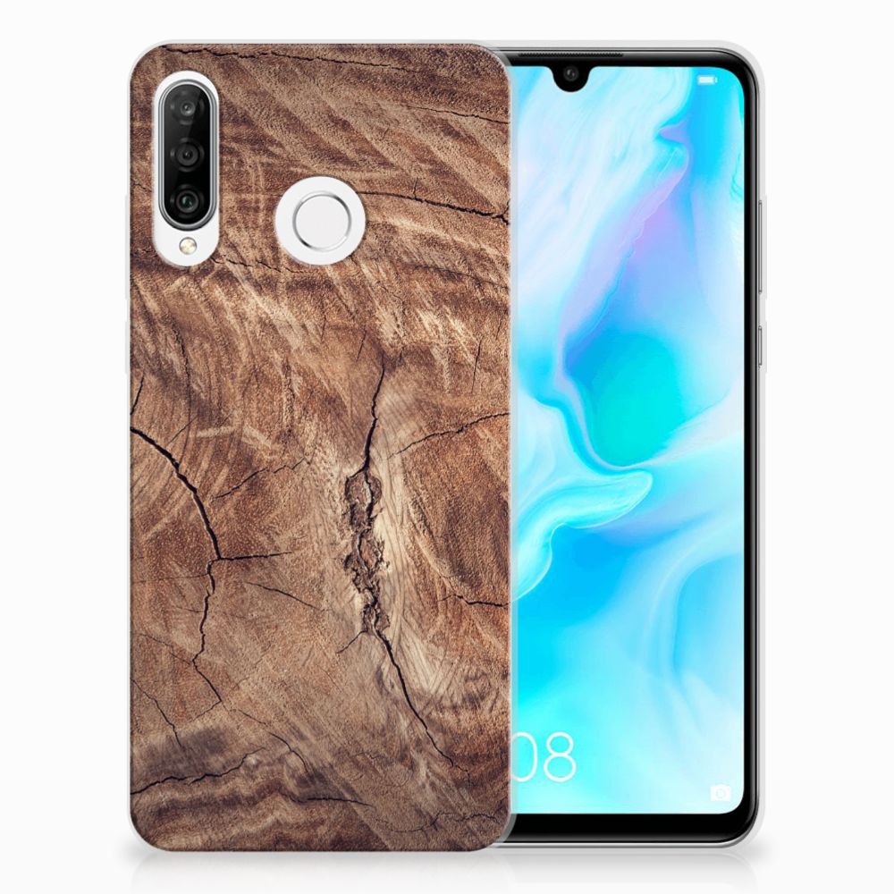 Huawei P30 Lite Bumper Hoesje Tree Trunk